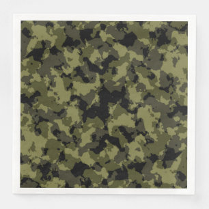 Guardanapo De Papel De Jantar Camuflagem estilo militar