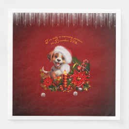 Guardanapo De Papel De Jantar Cãozinho engraçado