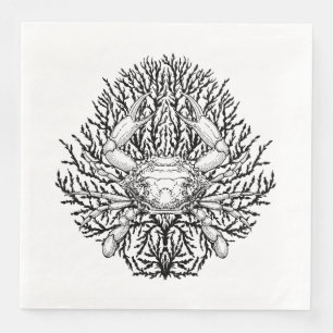 Guardanapo De Papel De Jantar Caranguejo