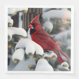 Guardanapo De Papel De Jantar Cardinal de Natal