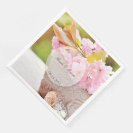 Guardanapo De Papel De Jantar Casamento editável Cherryblossoms