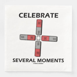 Guardanapo De Papel De Jantar Celebre Vários Momentos Momento Quadrupolo