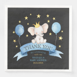 Guardanapo De Papel De Jantar chalk baby elephant STARS BALLOONS