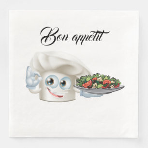 Guardanapo De Papel De Jantar Chefs Salad