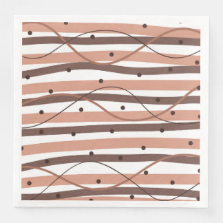 Guardanapo De Papel De Jantar Chocolatey Stripes