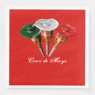 Guardanapo De Papel De Jantar Cinco de mayo ,fiesta mexicano