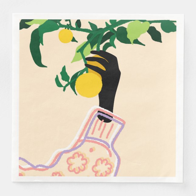 Guardanapo De Papel De Jantar Citrus Touch (Frente)