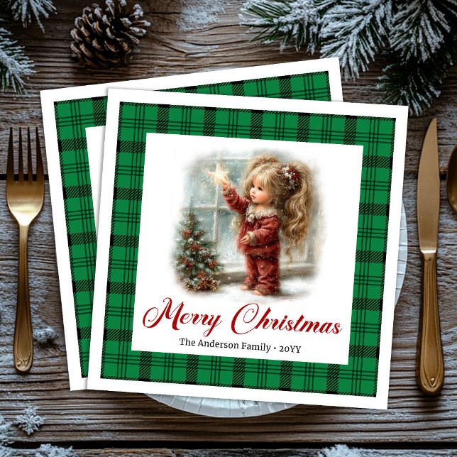 Guardanapo De Papel De Jantar Classic Minimal Table Setting Winter Scene Napkins (Classic Minimal Table Setting Winter Scene Napkins)