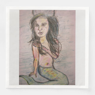 Guardanapo De Papel De Jantar Colmeia Sereia