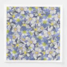 Columbines Padrão Sem Costura