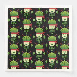 Guardanapo De Papel De Jantar Comida Asiática Kimchi
