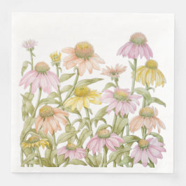 Guardanapo De Papel De Jantar Confluentes Aquarela Arte Botânica