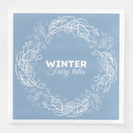 Guardanapo De Papel De Jantar Contos de Fadas das Férias de Inverno.