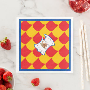 Guardanapo De Papel De Jantar Contrada della Chiocciola (Snail) Palio