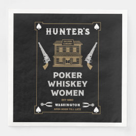 Guardanapo De Papel De Jantar Cowboy American Frontier Saloon
