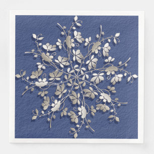 Guardanapo De Papel De Jantar design floral
