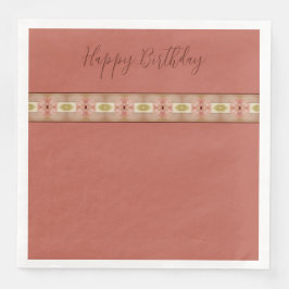 Guardanapo De Papel De Jantar Design Floral com Pinks