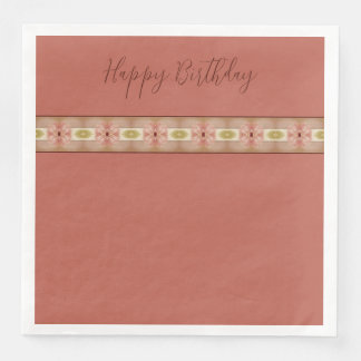 Guardanapo De Papel De Jantar Design Floral com Pinks