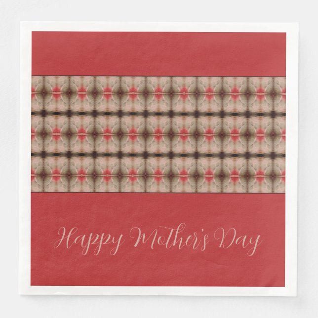 Guardanapo De Papel De Jantar Designer Padrão Elegante (Frente)