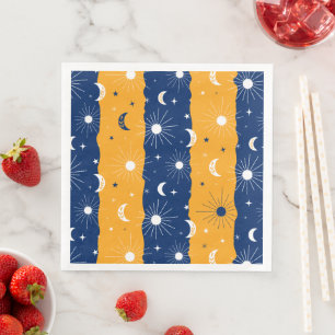 Guardanapo De Papel De Jantar Dia e Noite 2