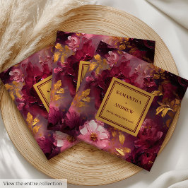 Guardanapo De Papel De Jantar Dourado Janto Casamento Burgundy Gorgeous Napkins 