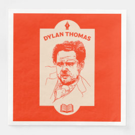 Guardanapo De Papel De Jantar Dylan Thomas Welsh Poet