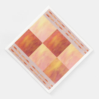 Guardanapo De Papel De Jantar Earthtone Skies Tiles Paper Party Napkins