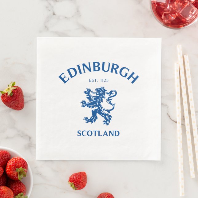 Guardanapo De Papel De Jantar EDINBURGH Escócia (Insitu)