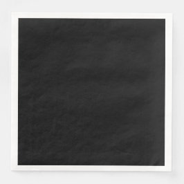 Guardanapo De Papel De Jantar Elegant Solid Black