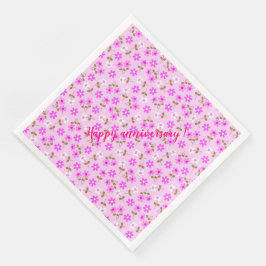 Guardanapo De Papel De Jantar Elegante Moderna Vintage Trendy Floral