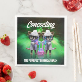 Guardanapo De Papel De Jantar Engraçado Cientistas Gajos Purfect Birthday