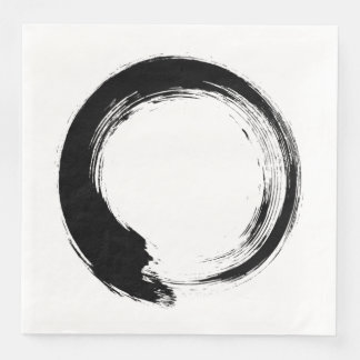 Guardanapo De Papel De Jantar Enso Zen Circle
