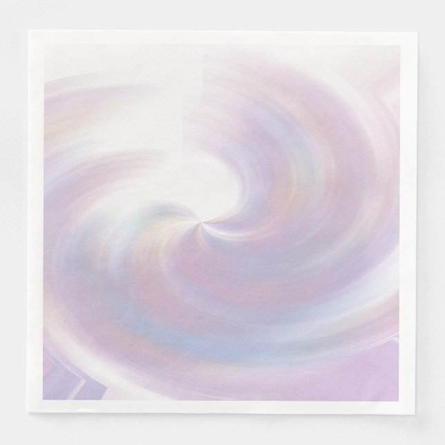 Guardanapo De Papel De Jantar espiral romântica (Frente)