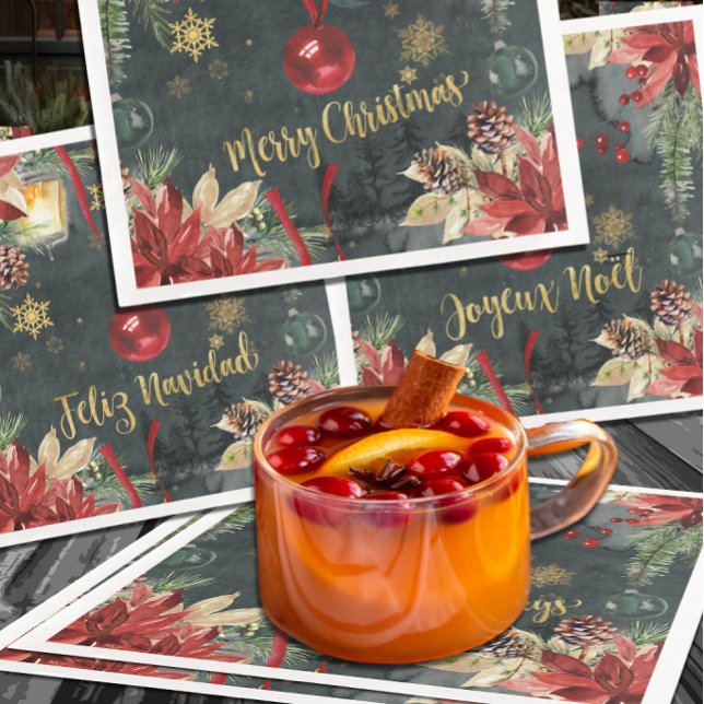 Guardanapo De Papel De Jantar Esplendor de Natal (Criador carregado)