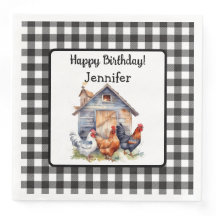 Estilo de Aniversário Rústico Vintage de Casa de C