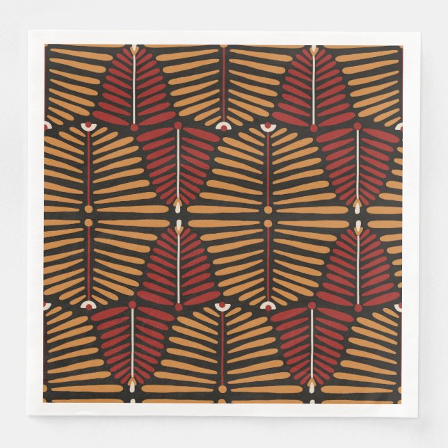 Guardanapo De Papel De Jantar Estilos Africanos (Frente)