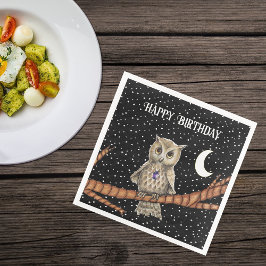 Guardanapo De Papel De Jantar Estrela de Lua de Cristal Púrpura de Coroa Marrom 