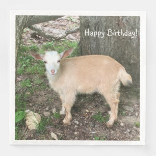 Guardanapo De Papel De Jantar Feliz aniversário de Goat
