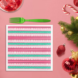 Guardanapo De Papel De Jantar Feliz Natal e Suéter Feio