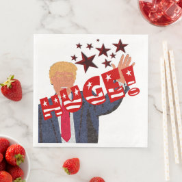 Guardanapo De Papel De Jantar Festa Comemoração Marco Enorme Trump