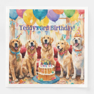 Guardanapo De Papel De Jantar Festa de Cães