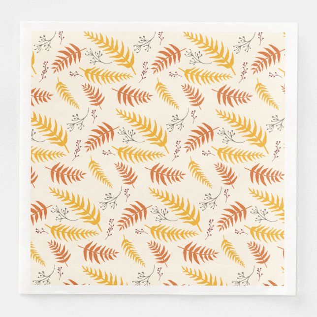 Guardanapo De Papel De Jantar Folhas de outono (Frente)