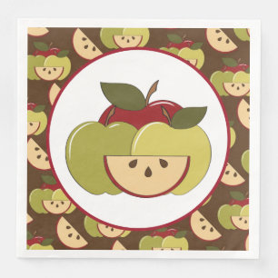 Guardanapo De Papel De Jantar Fragmentos de papel para frutas de maçã