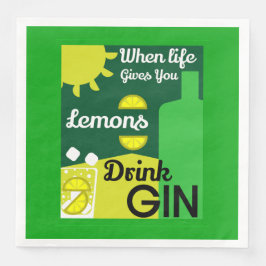 Guardanapo De Papel De Jantar Gin Drinkers | Love Gin | Casa Decor | BARES