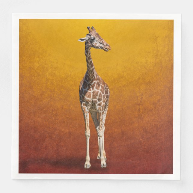 GUARDANAPO DE PAPEL DE JANTAR GIRAFFE (Frente)
