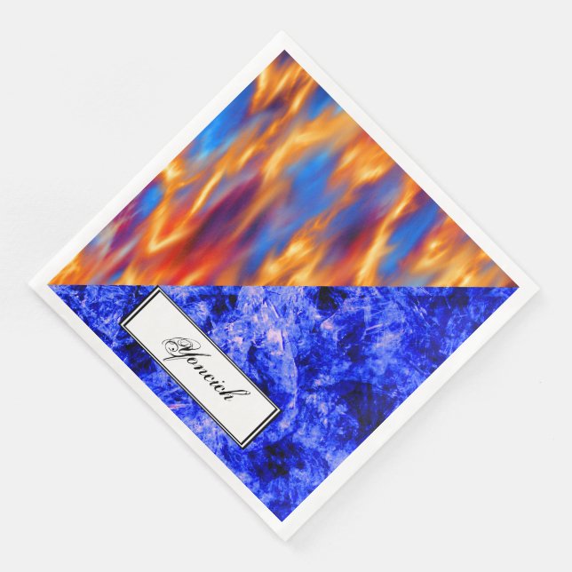 Guardanapo De Papel De Jantar Glaciem et Ignis por Kenneth Yoncich (Canto)