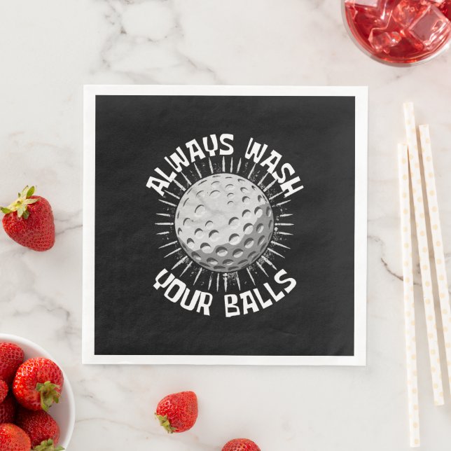 Guardanapo De Papel De Jantar Golfe engraçado (Insitu)