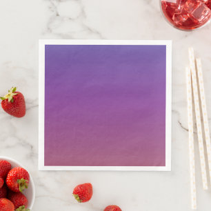 Guardanapo De Papel De Jantar Gradiente Azul, Roxo e Laranja