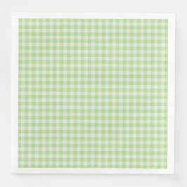 Guardanapo De Papel De Jantar Green Checkerboard Pattern