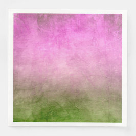 Guardanapo De Papel De Jantar Grunge Colors - Pink & Green